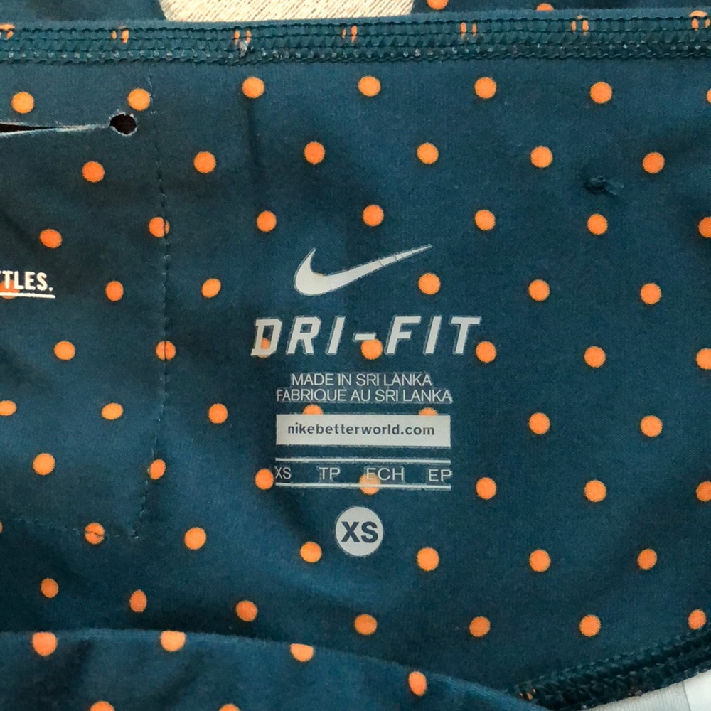 Nike green polka dot pants size XS - Picture 4 of 5